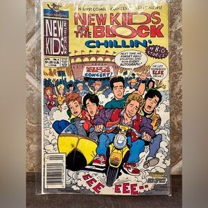 Vintage New Kids On the Block Comic Book